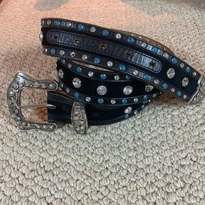 Western bling ladies belt